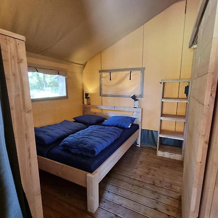 Safari tent at Camping Village Sy Ferrieres Bagian luar foto