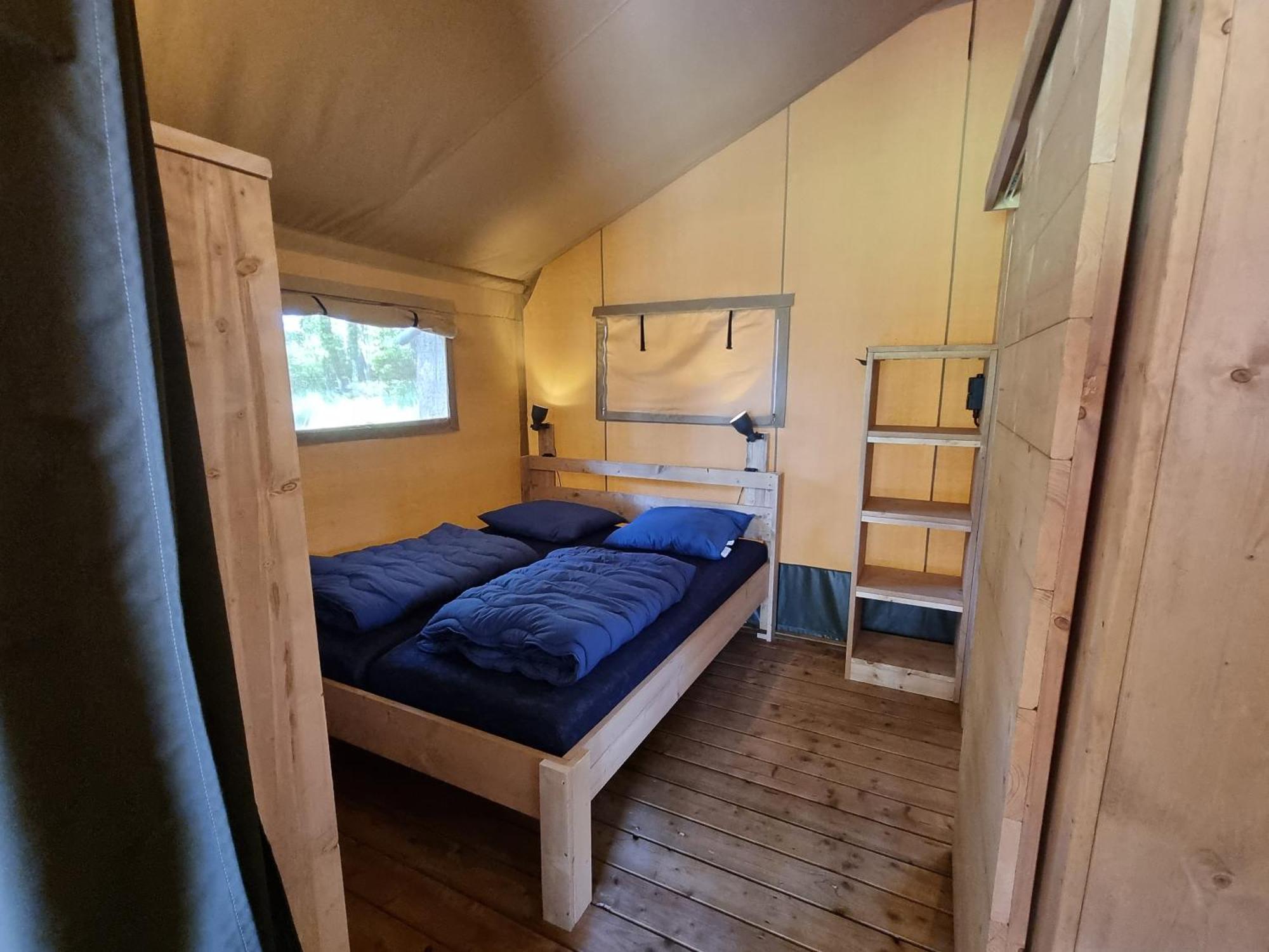 Safari tent at Camping Village Sy Ferrieres Bagian luar foto