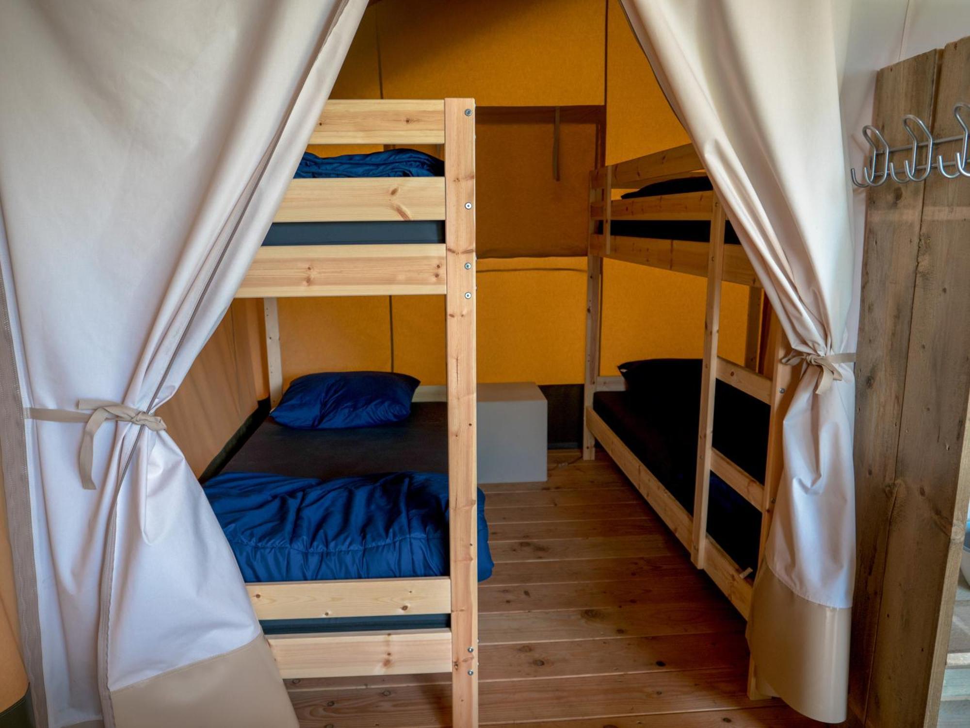 Safari tent at Camping Village Sy Ferrieres Bagian luar foto